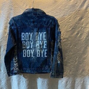 DAZL Kids Denim Jacket with Distressed Details Size 1X